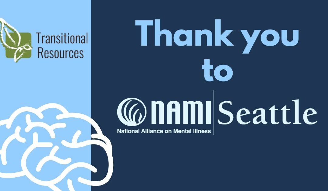 Thank you to NAMI Greater Seattle