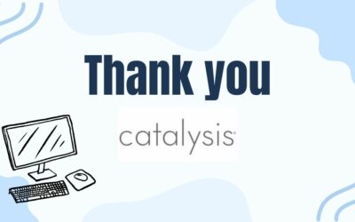 Thank You Catalysis!